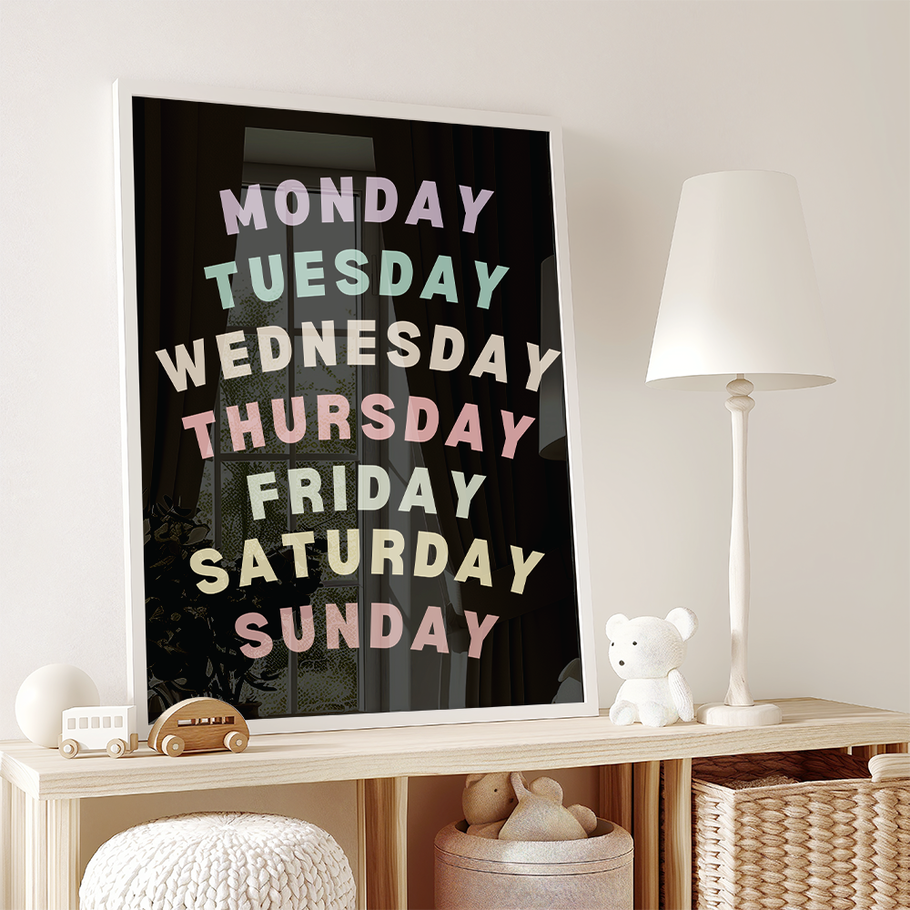 7 dagen van de week Engels