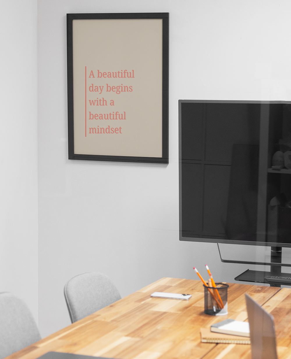 A beautiful day begins with a beautiful mindset