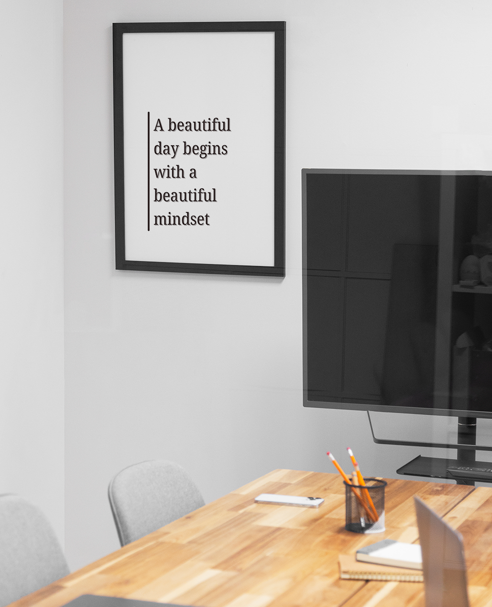 A beautiful day begins with a beautiful mindset