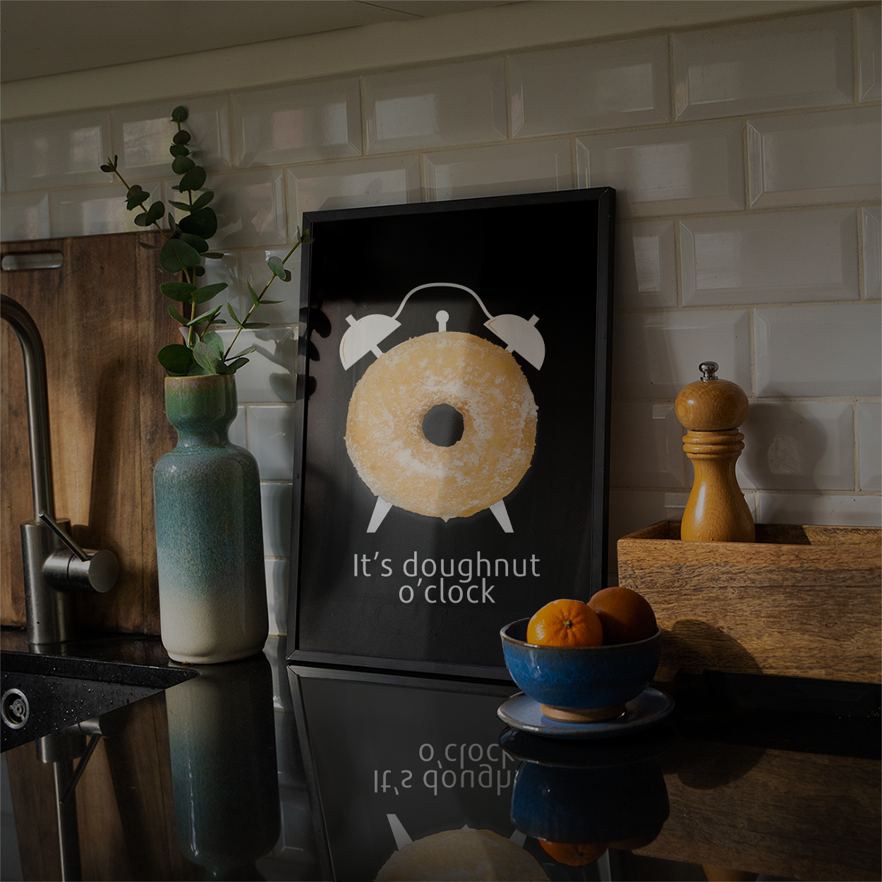 It's doughnut o'clock poster