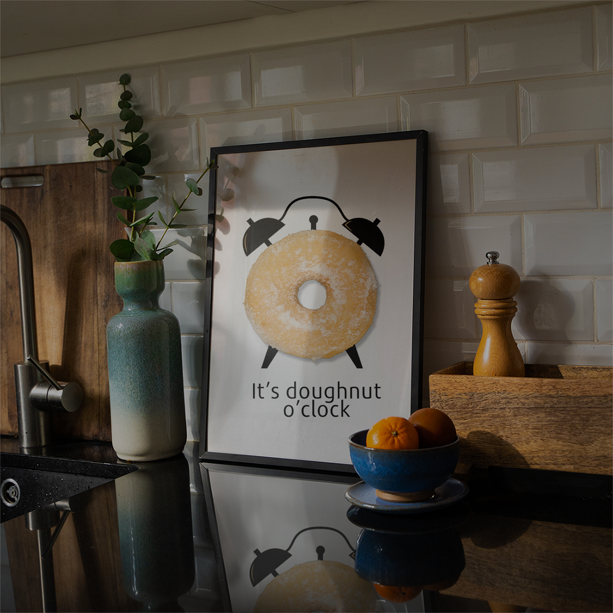 It's doughnut o'clock poster