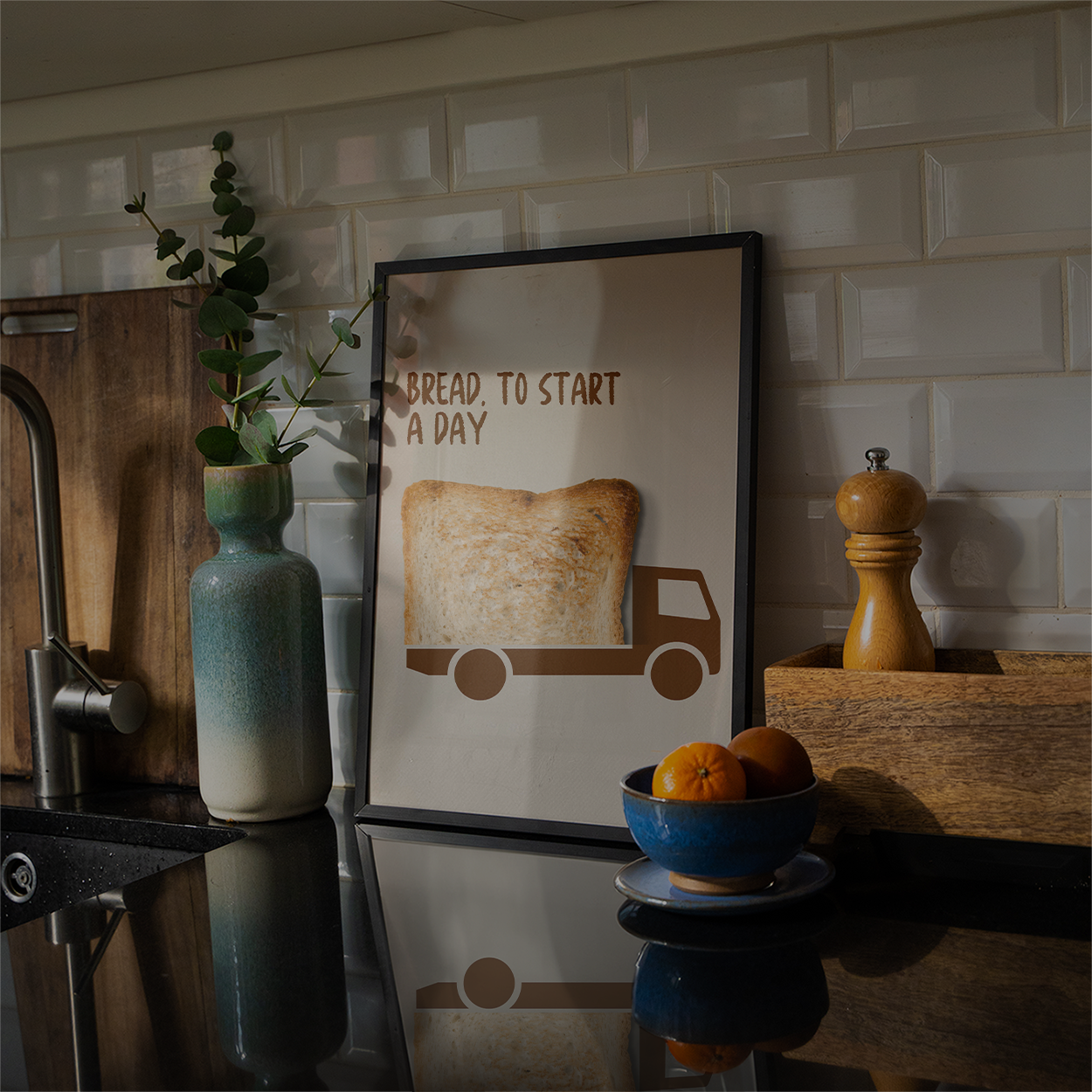 Bread to start a day poster