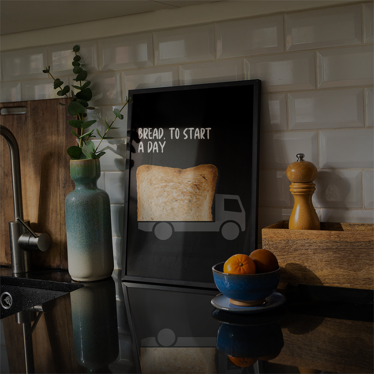 Bread to start a day poster
