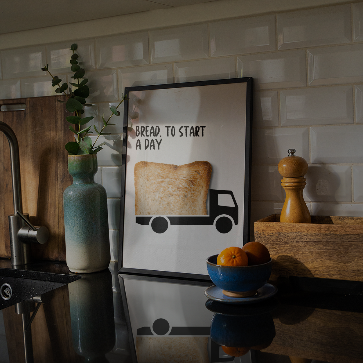 Bread to start a day poster