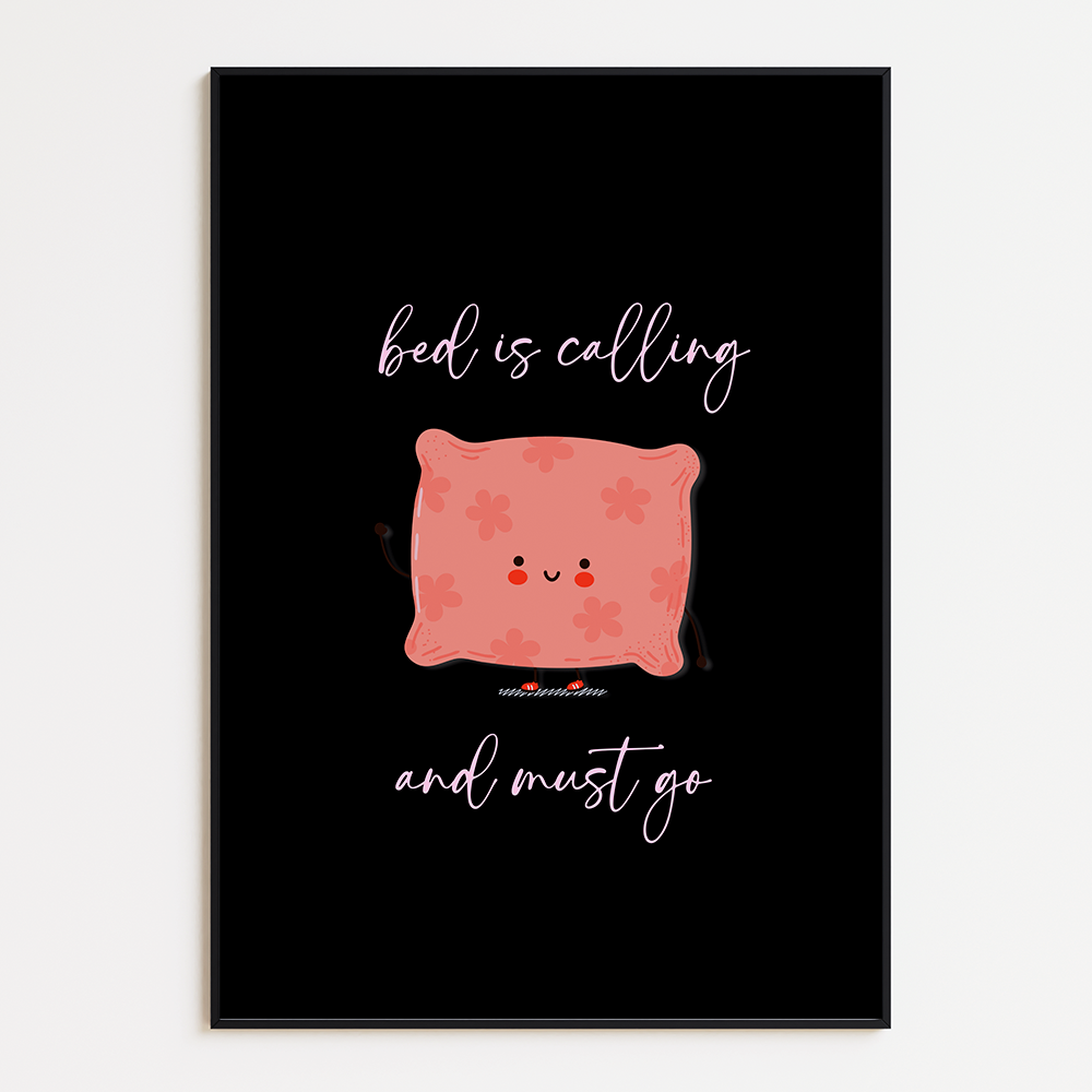 Bed is calling and must go