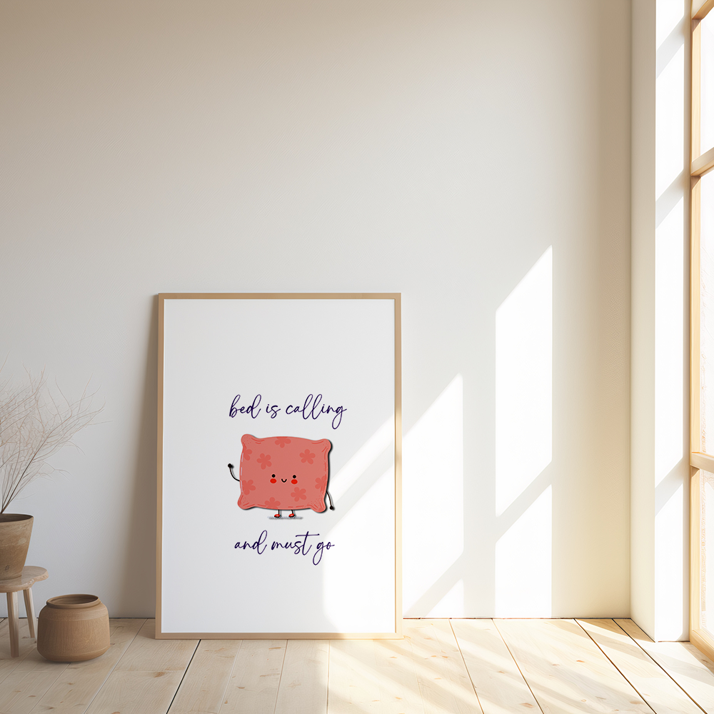 Bed is calling and must go