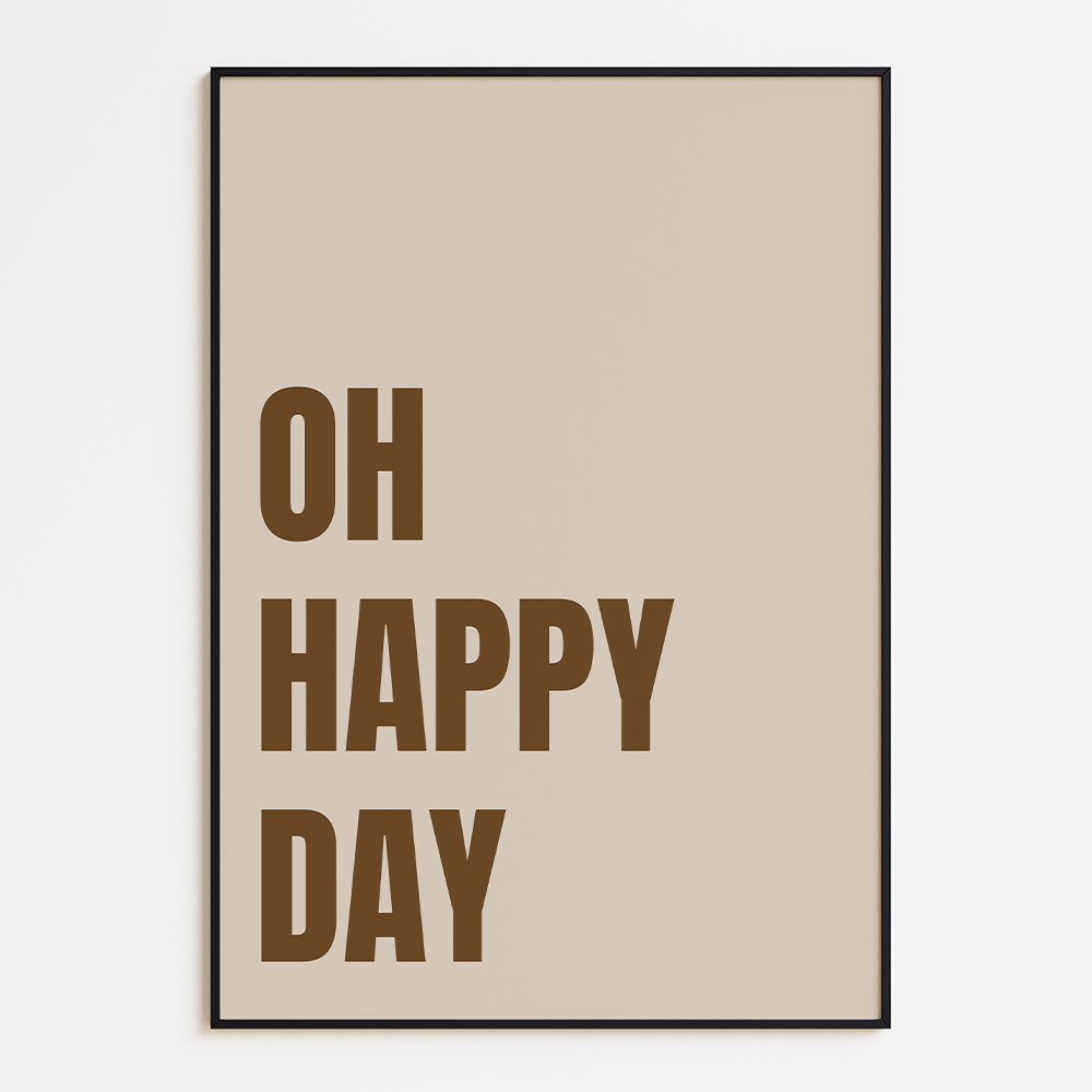 Oh happy day poster
