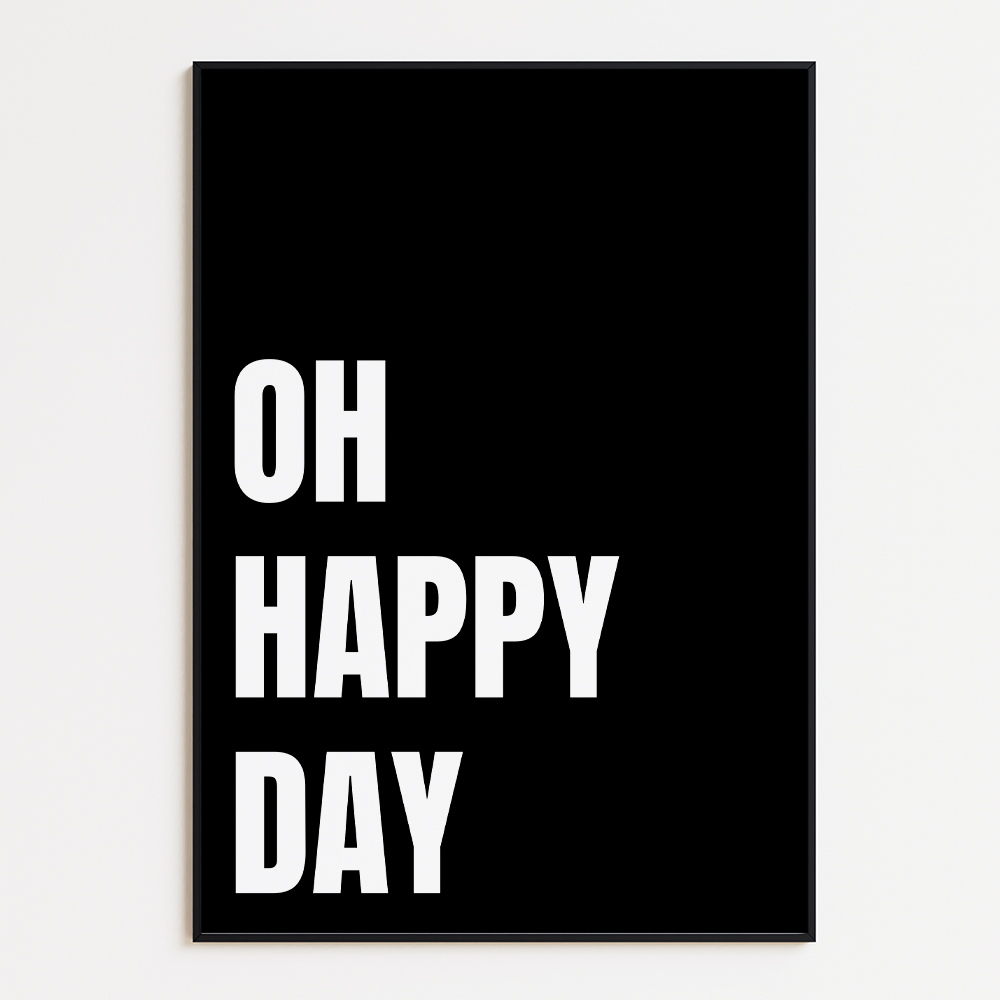 Oh happy day poster