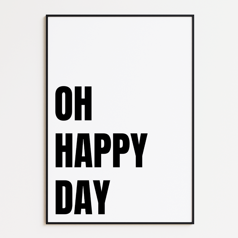 Oh happy day poster