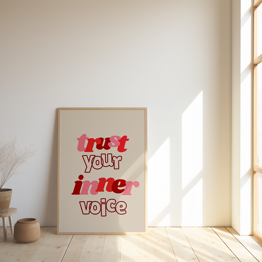 Trust your inner voice poster