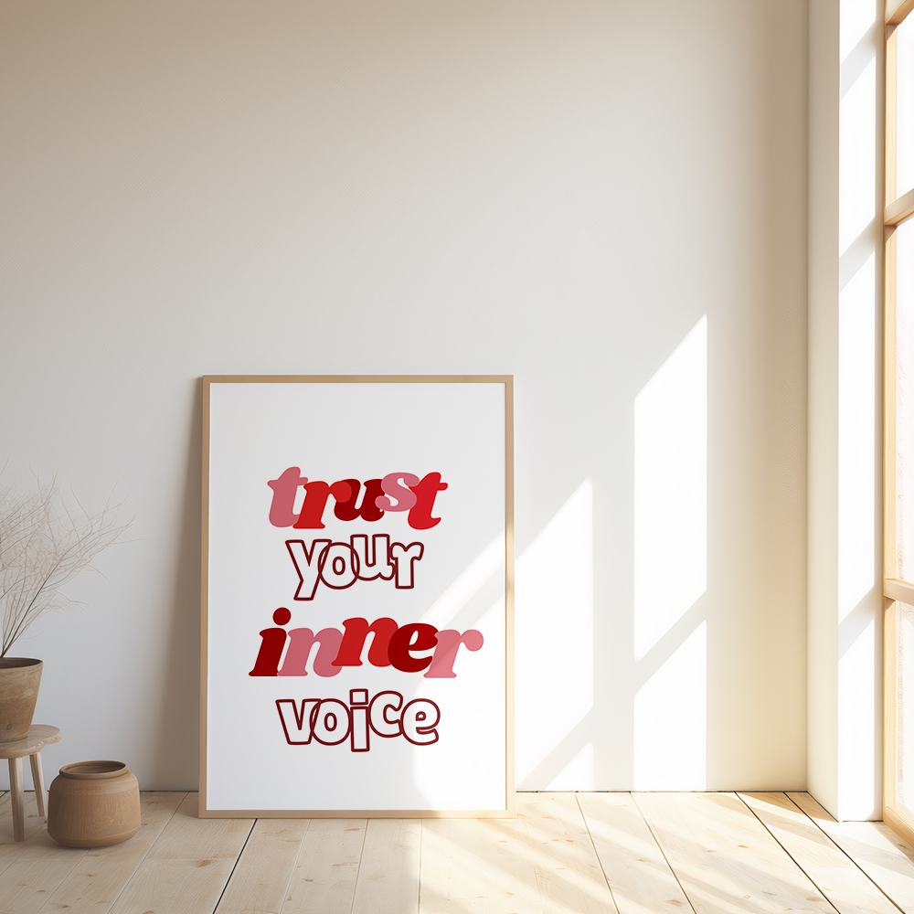 Trust your inner voice poster