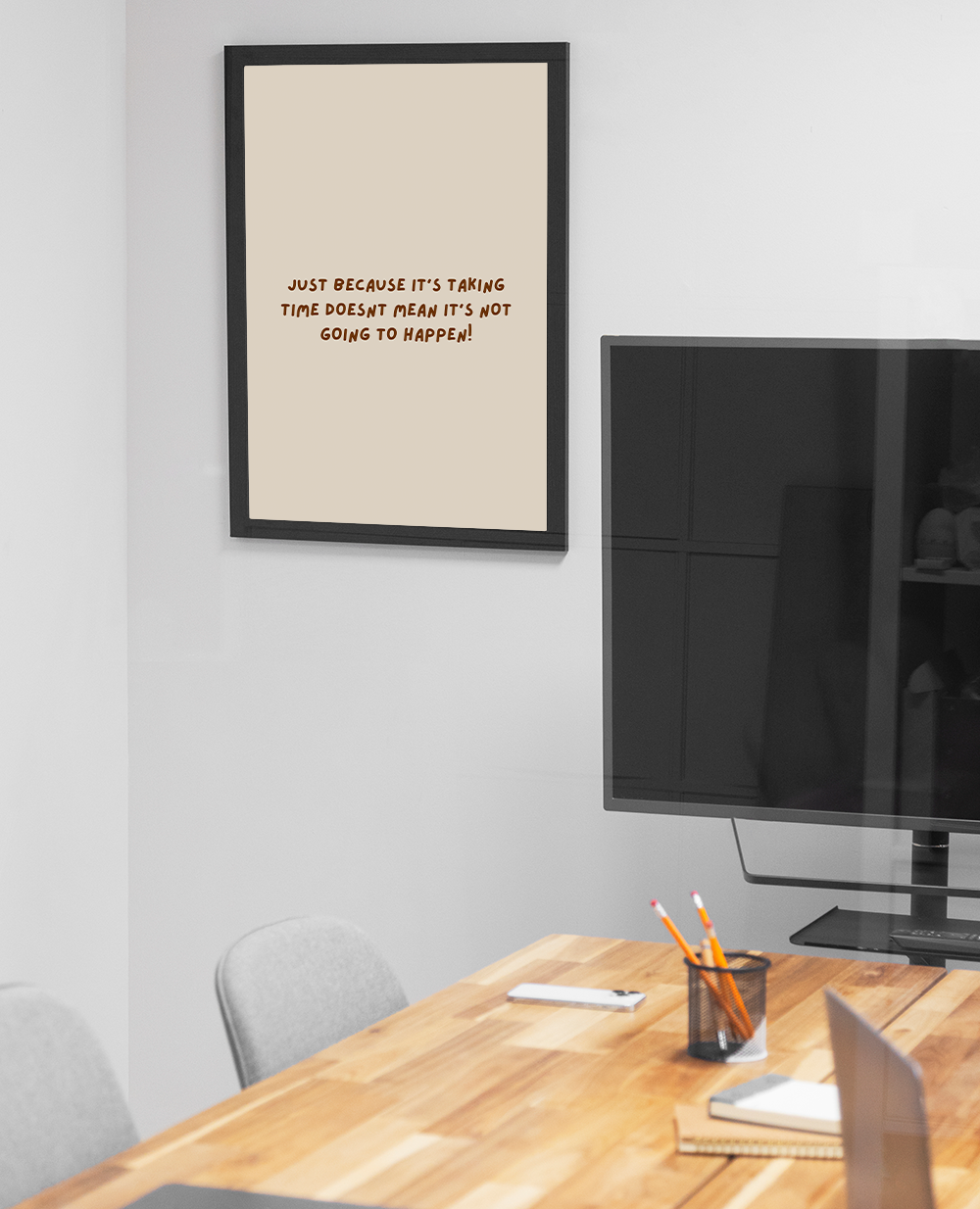 Just because it’s taking time doesn’t mean it’s not going to happen