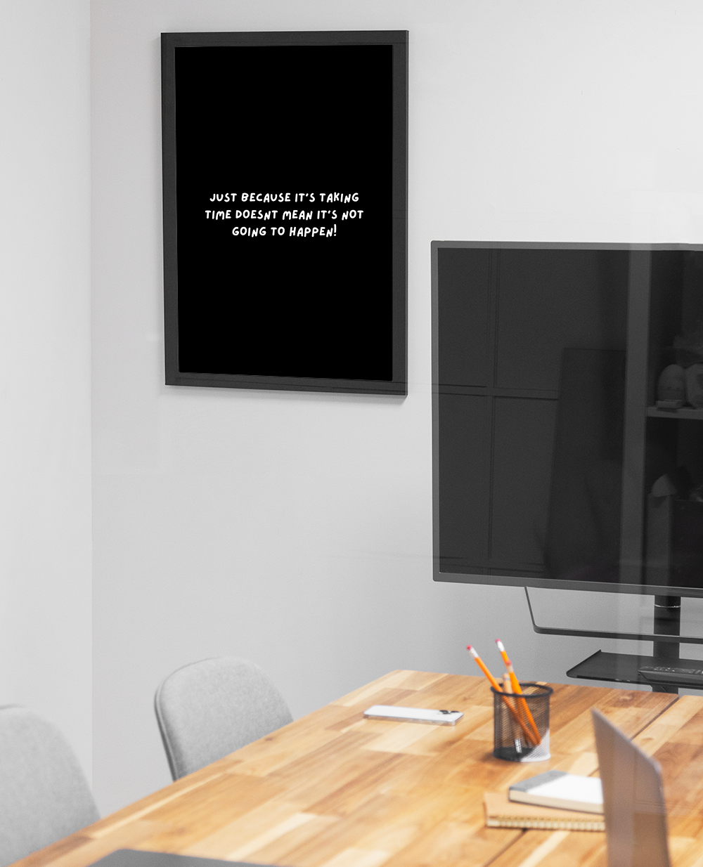 Just because it’s taking time doesn’t mean it’s not going to happen