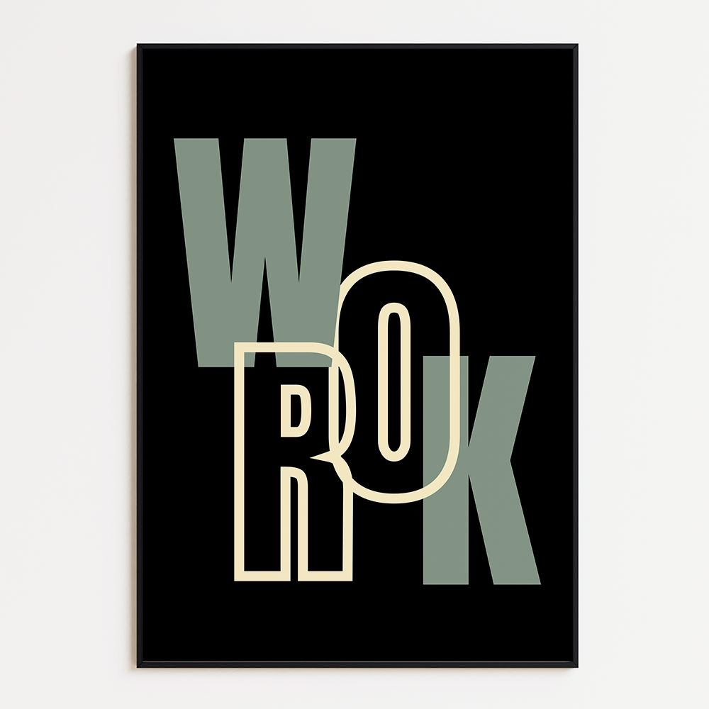 Work poster