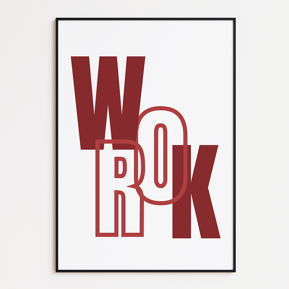 Work poster