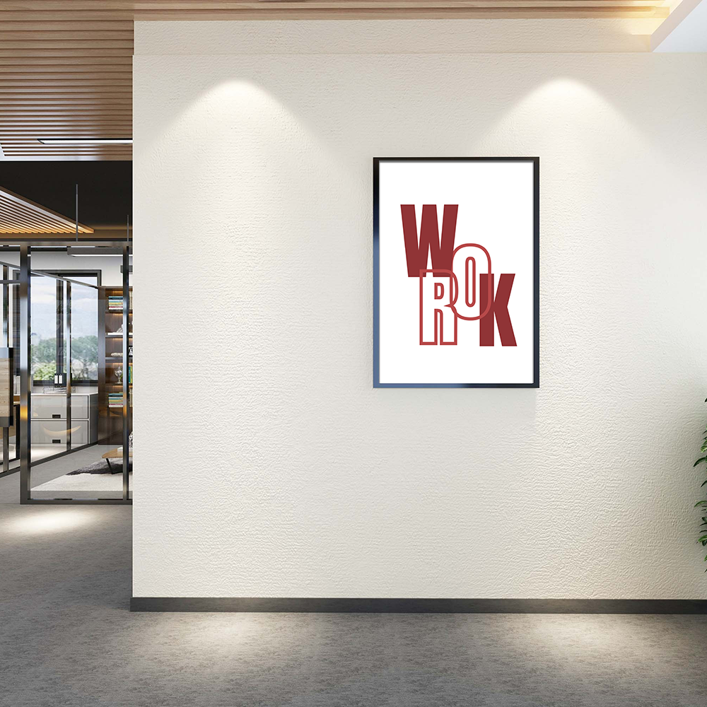 Work poster