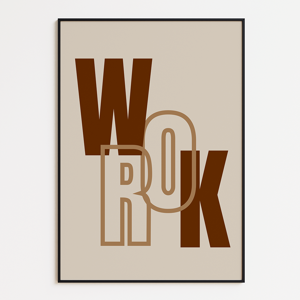 Work poster