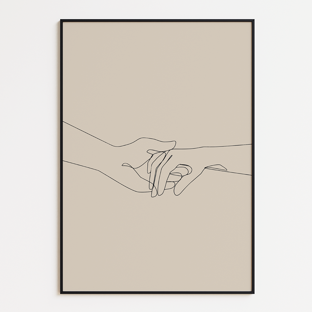 Holding each other