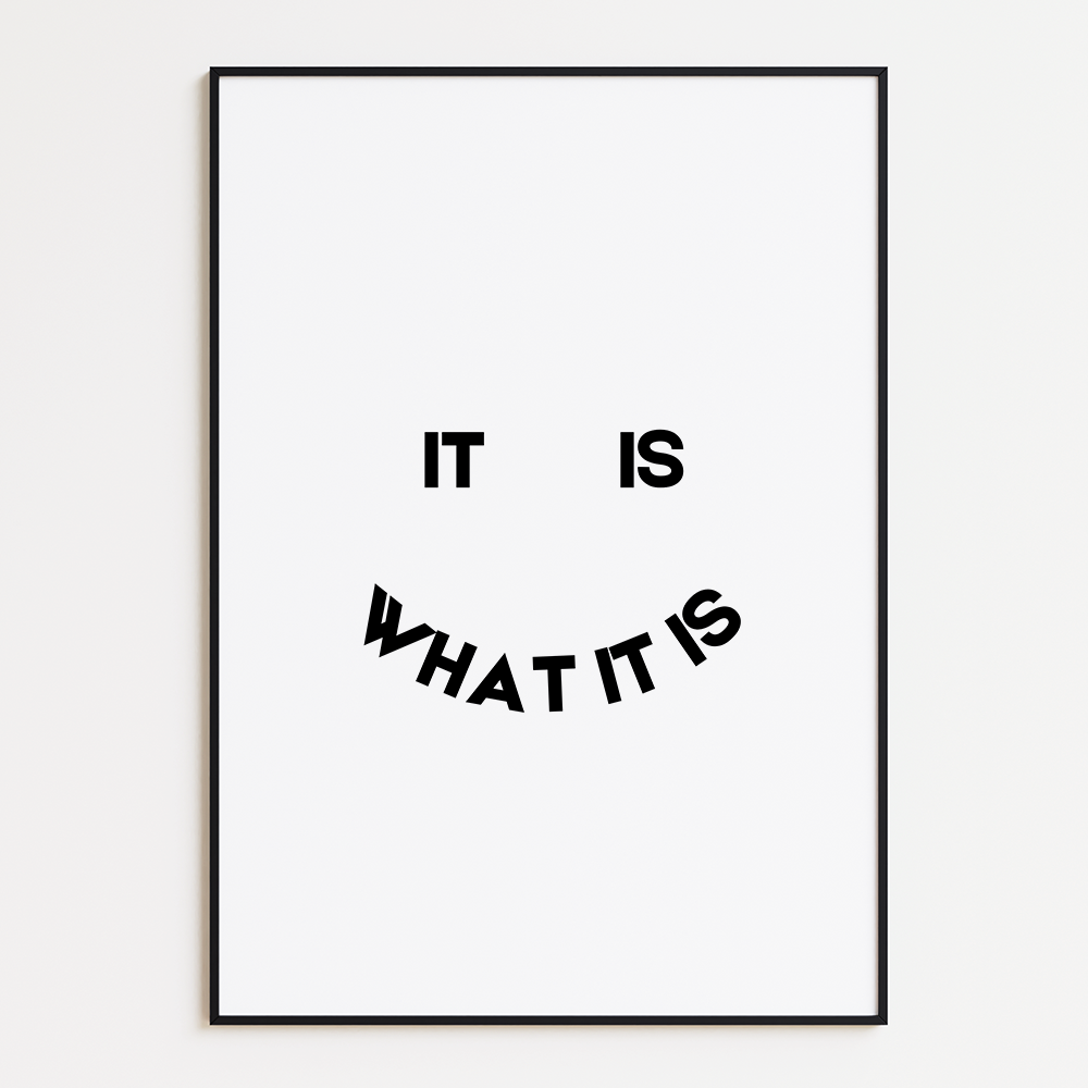 It Is What It Is