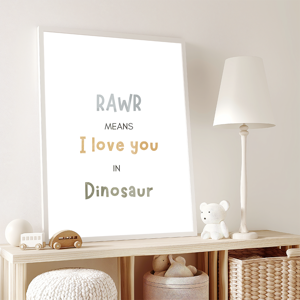 Rawr means i love you in dinosaur