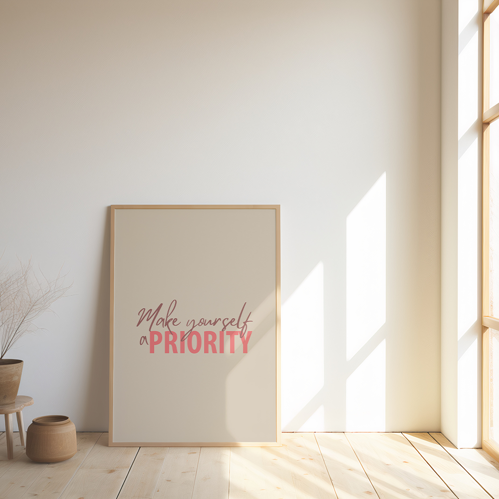 Make yourself a priority
