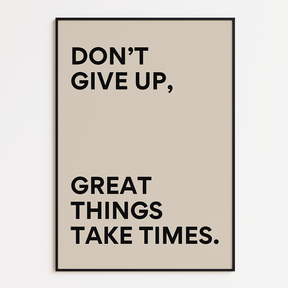 Don’t Give Up