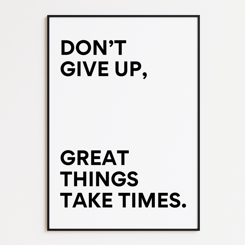 Don’t Give Up