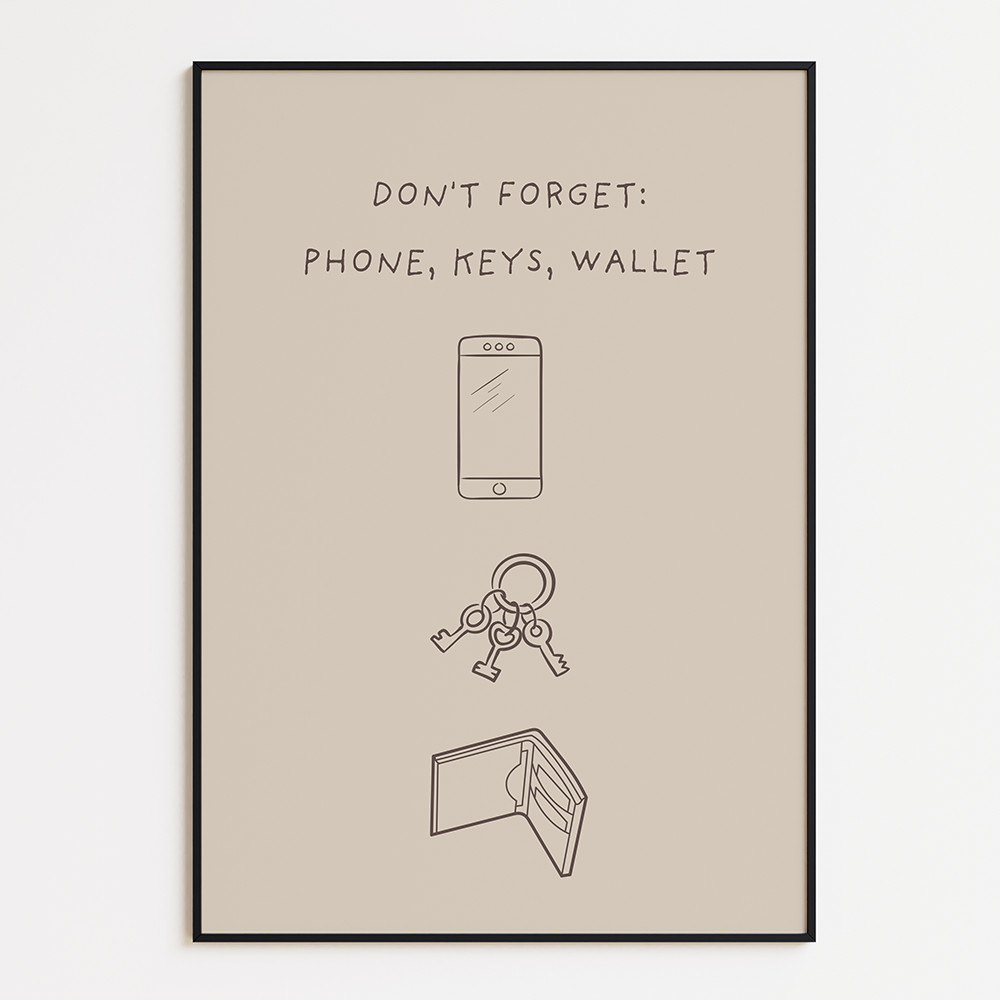 Don't forget