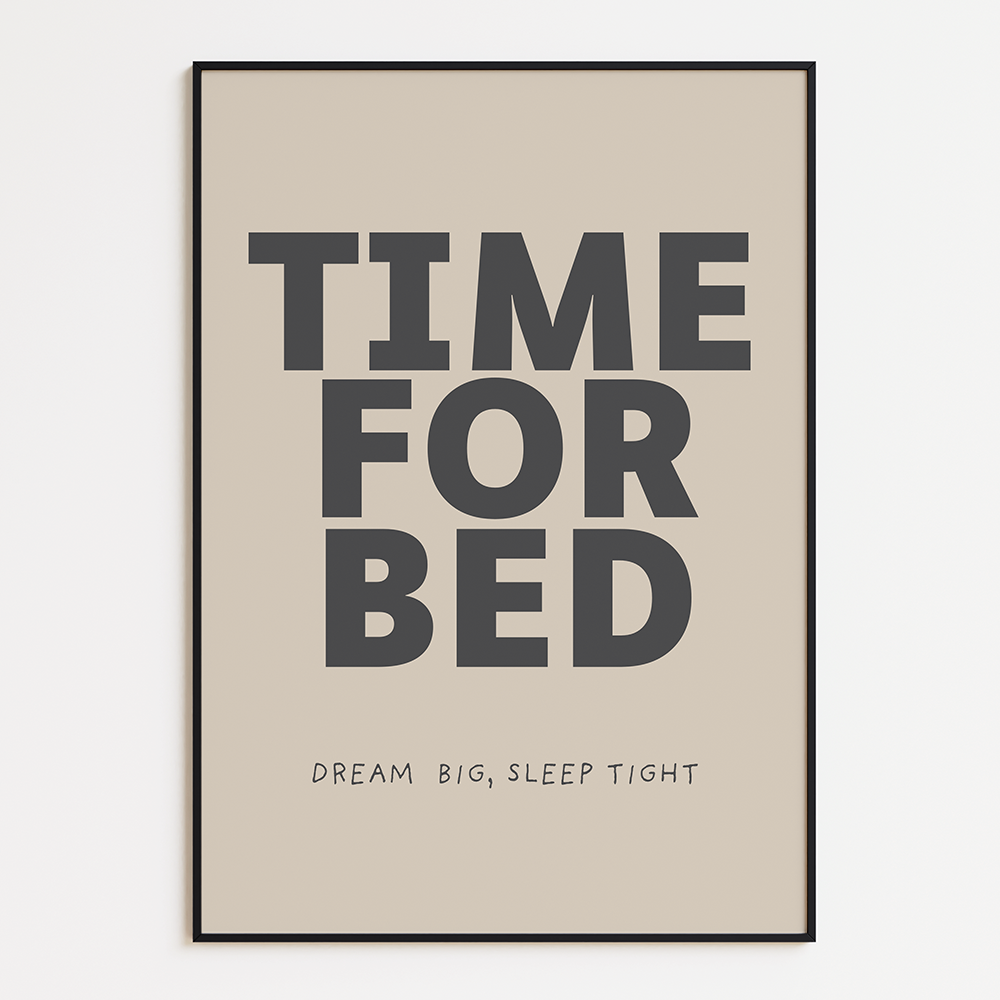 Time for bed