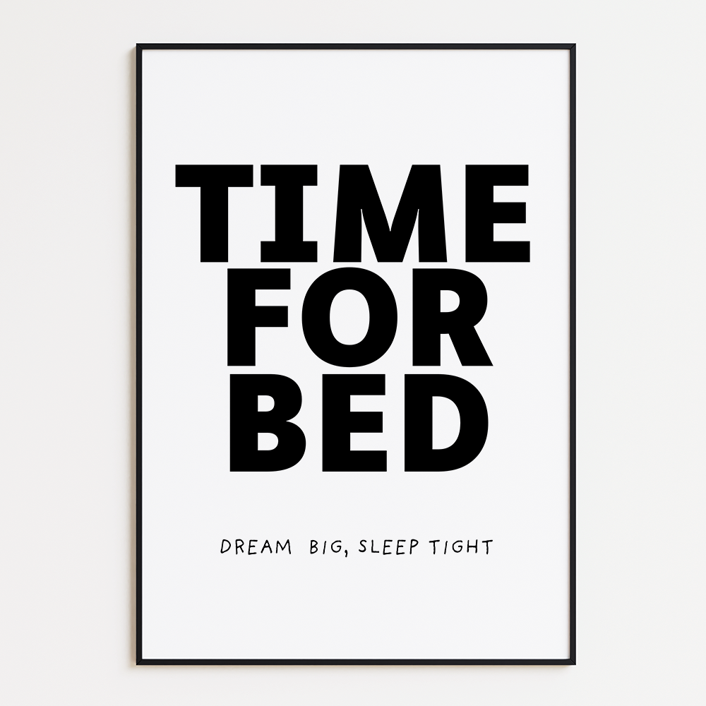 Time for bed