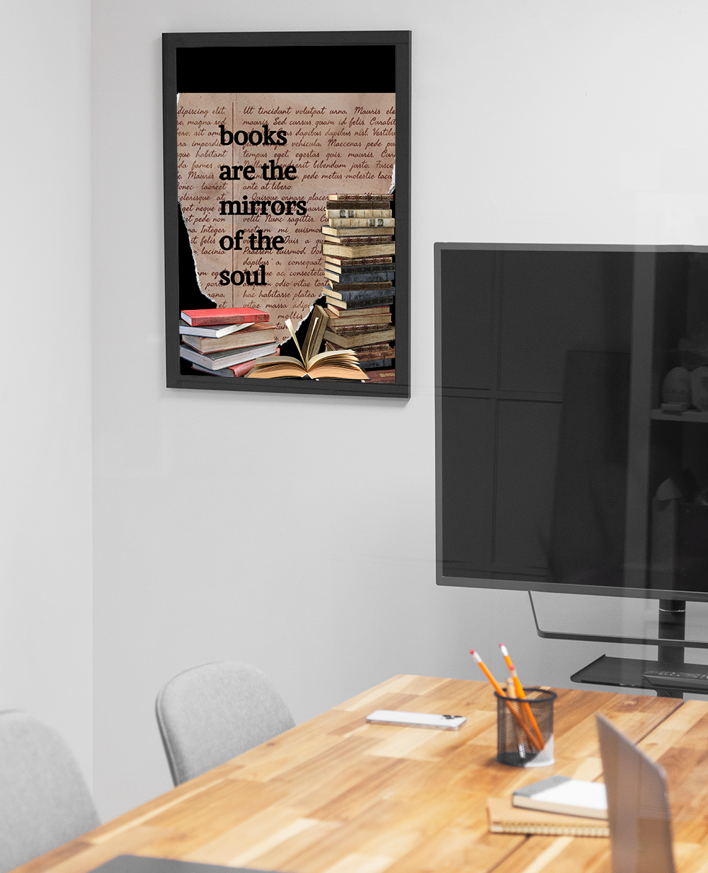 Books are the mirrors of the soul