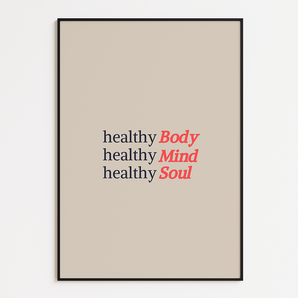 Poster Healthy