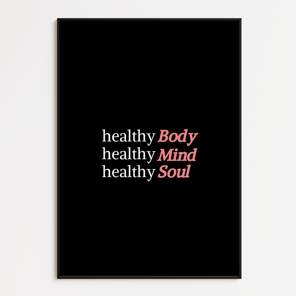 Poster Healthy