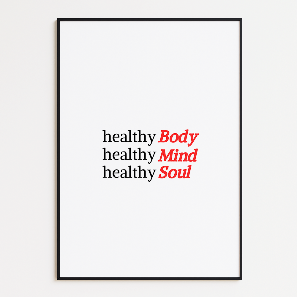 Poster Healthy