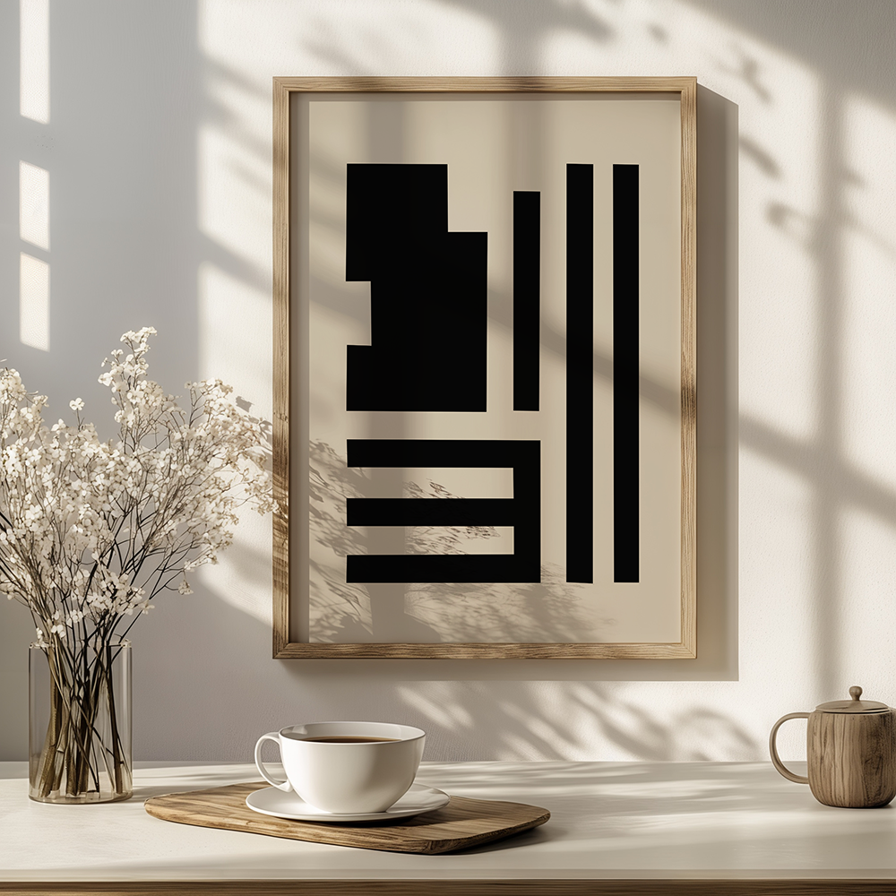 Poster met Lijnen
