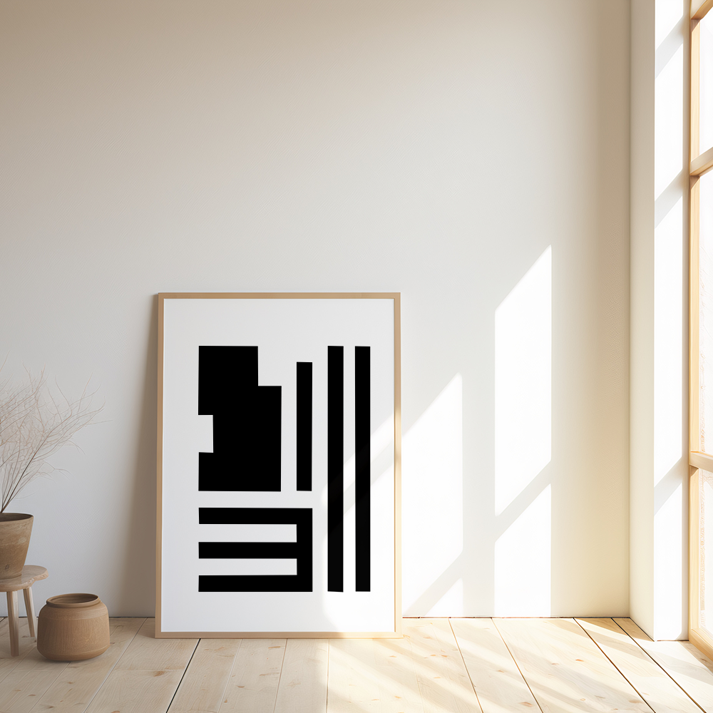 Poster met Lijnen