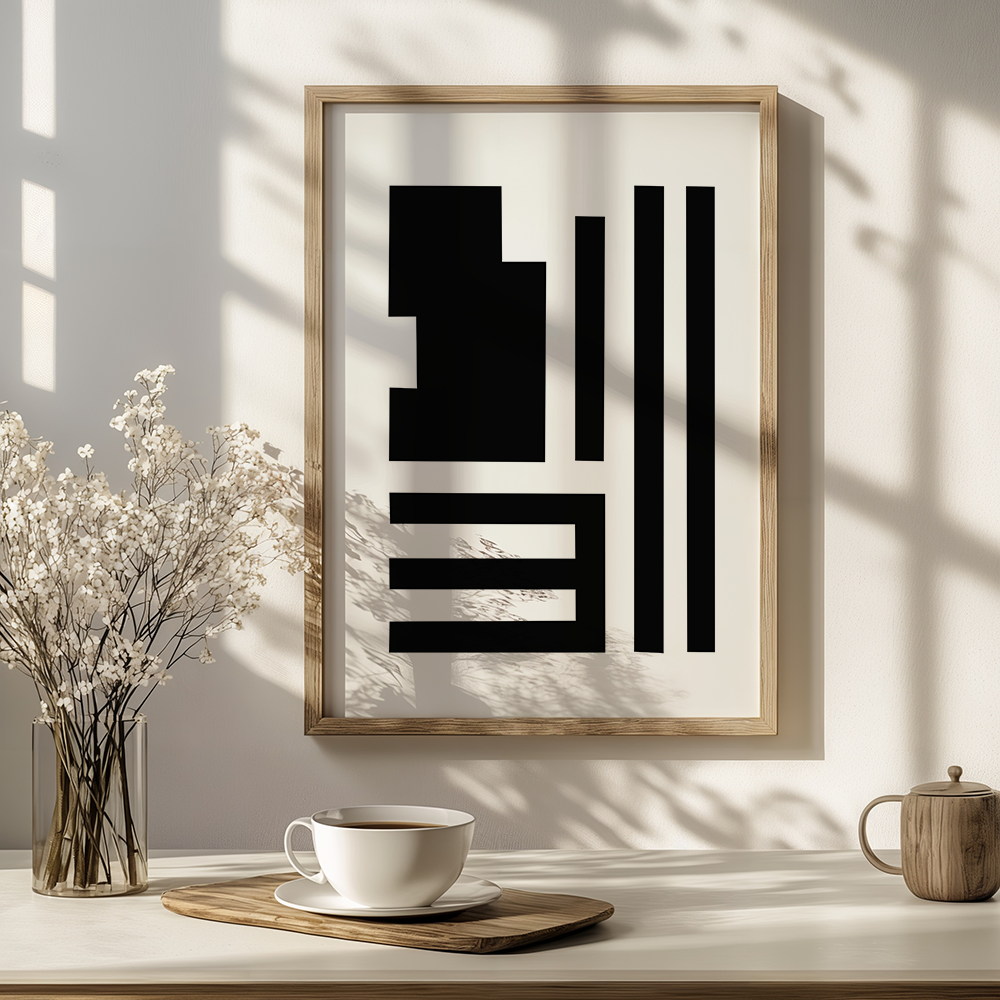 Poster met Lijnen