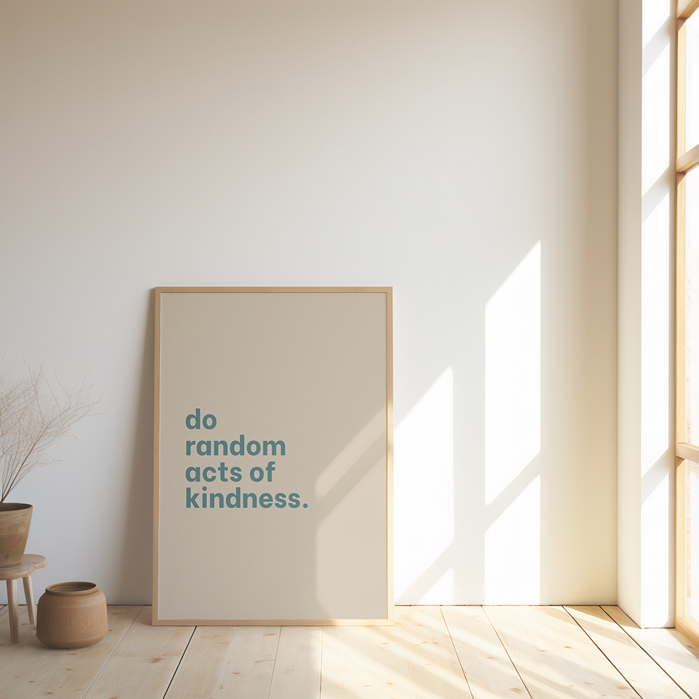 Do random acts of kindness