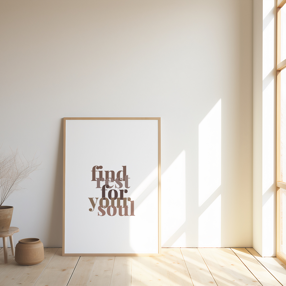 Find rest for your soul