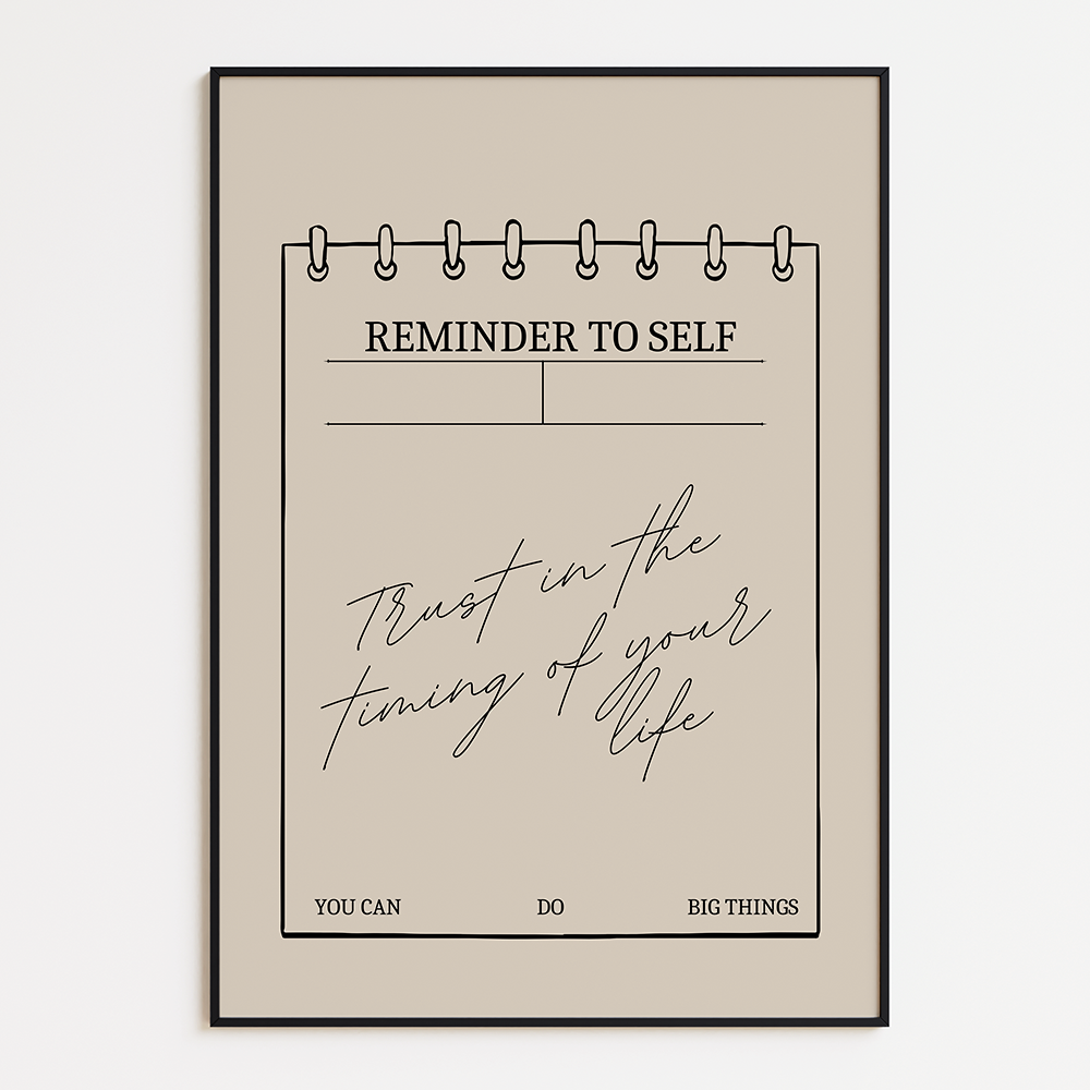 Reminder to self