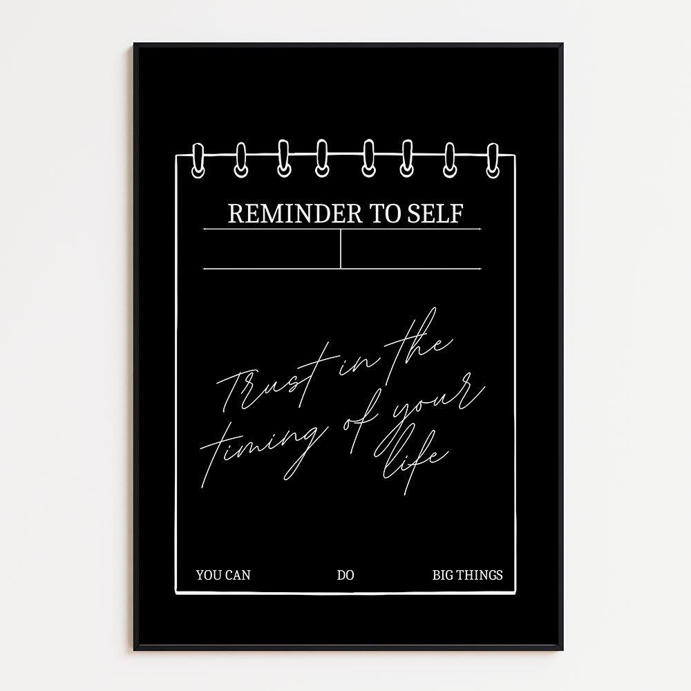 Reminder to self