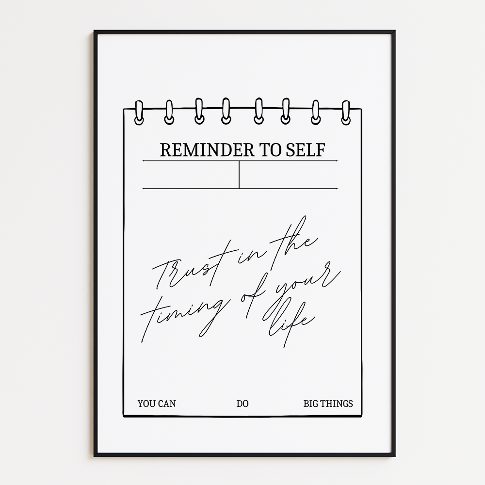 Reminder to self
