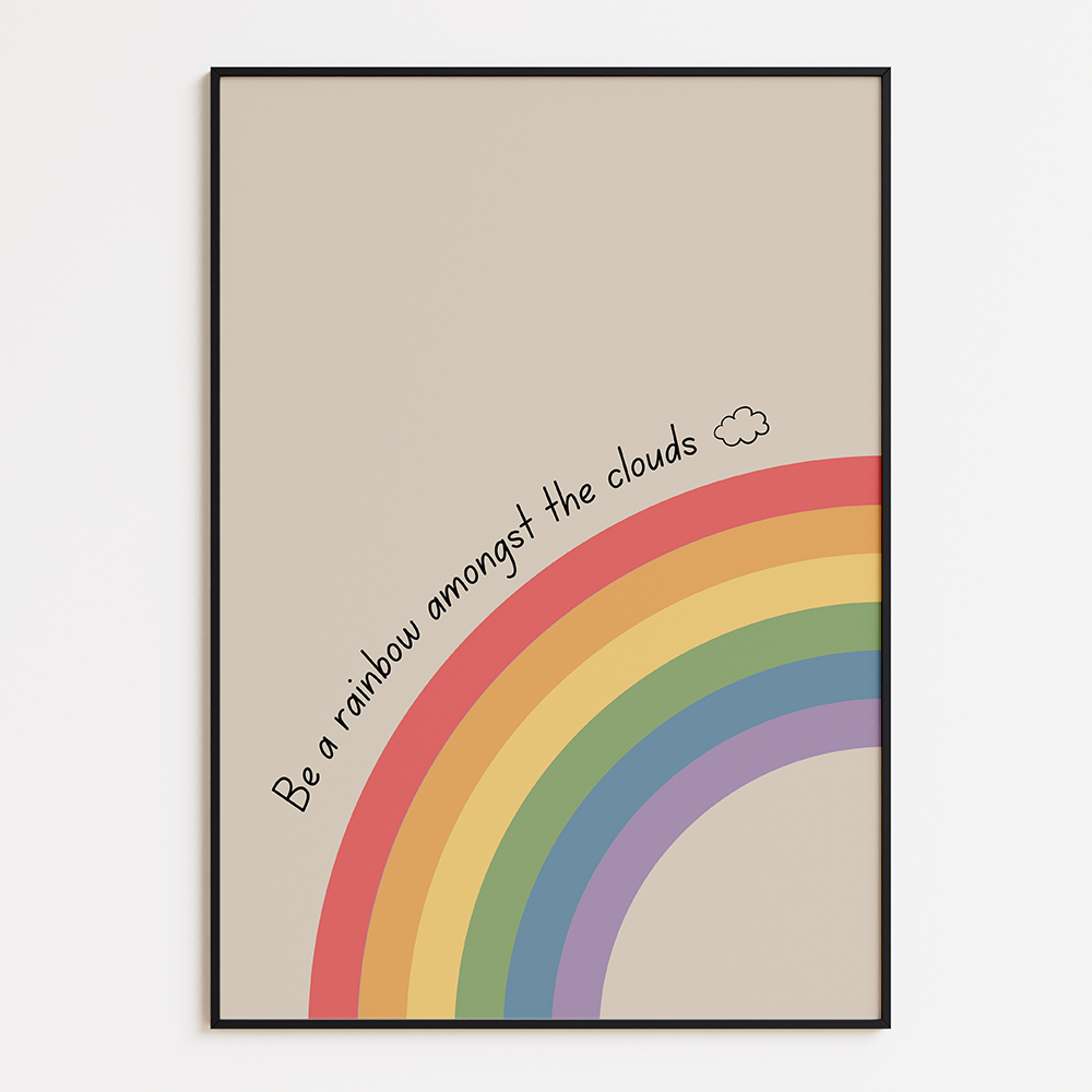 Poster Be a Rainbow
