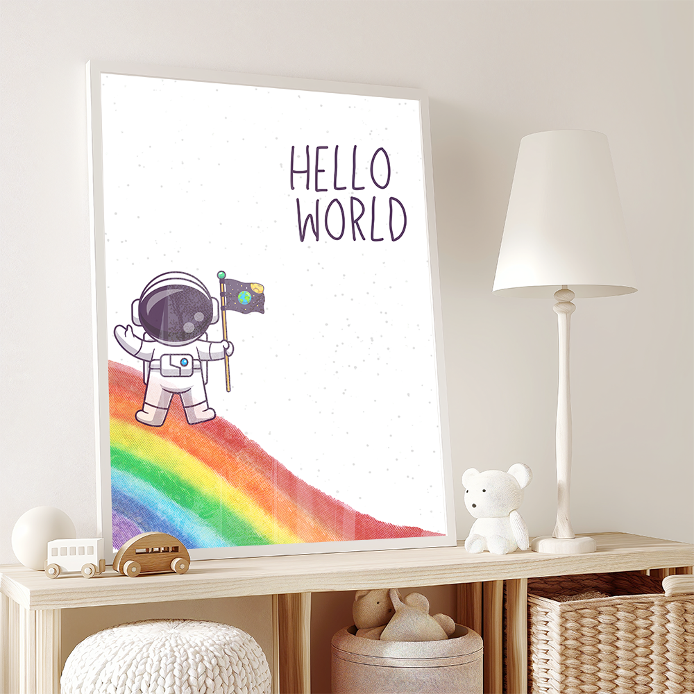 Poster Hello world