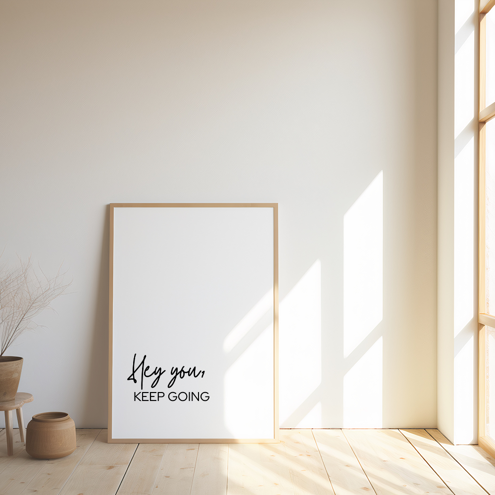 Poster Hey You, Keep Going