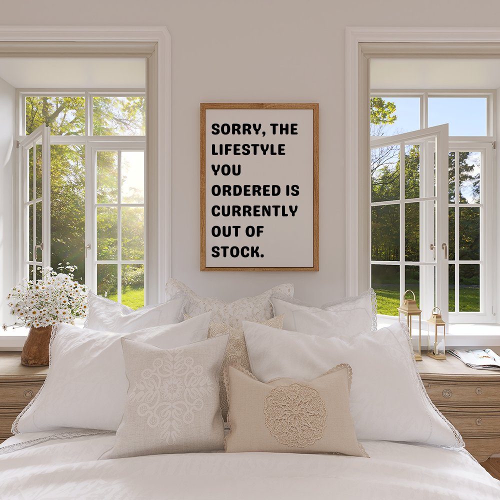 Poster Sorry, the lifestyle you ordered is currently out of stock