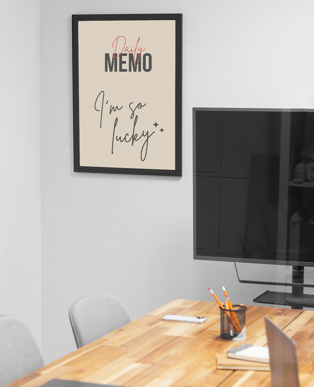 Poster Daily Memo: I'm So Lucky