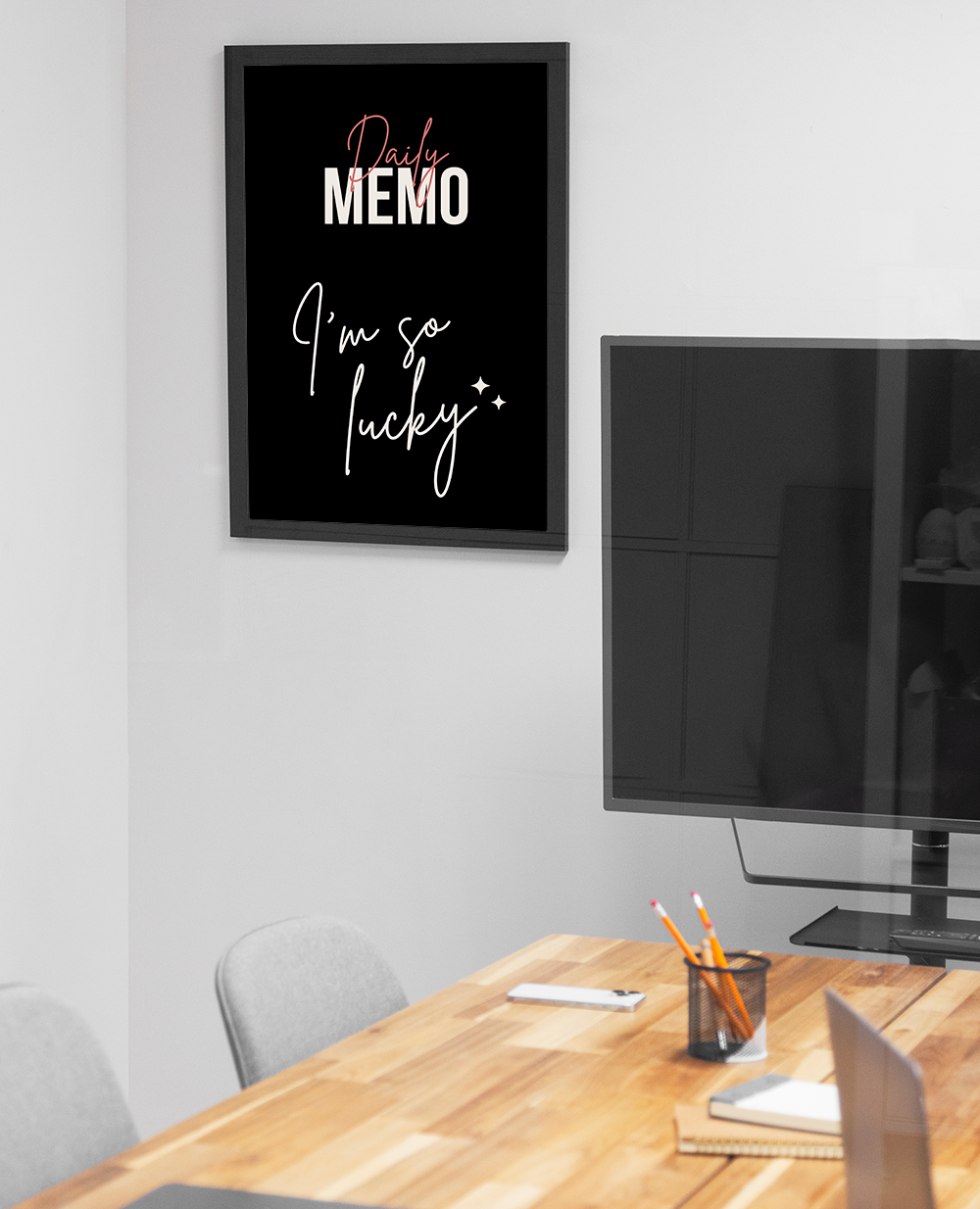 Poster Daily Memo: I'm So Lucky