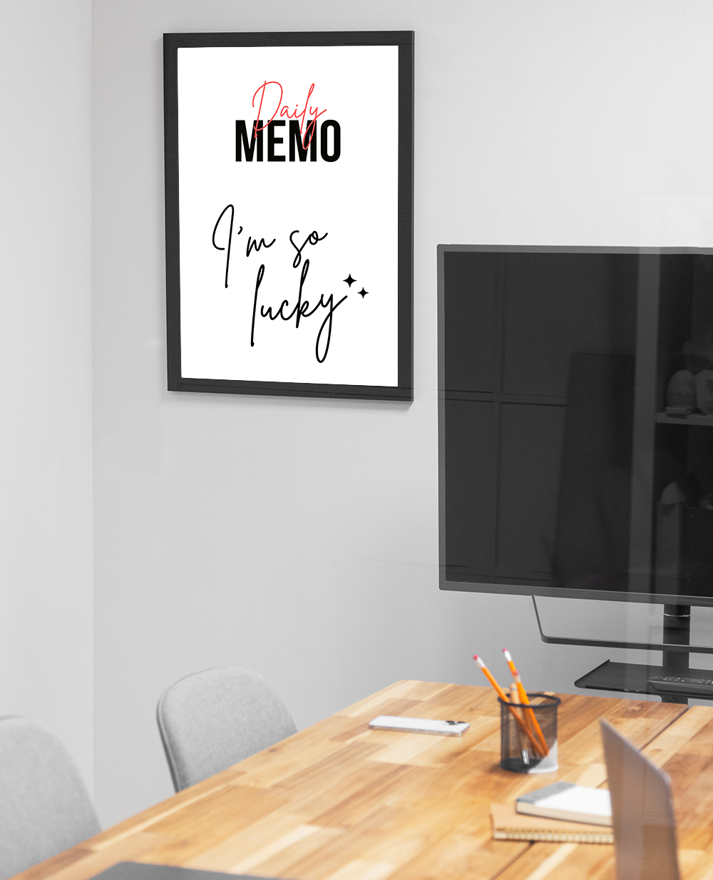 Poster Daily Memo: I'm So Lucky