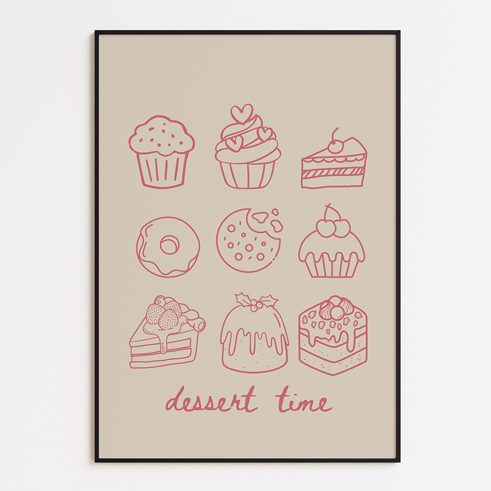 Poster Dessert Time